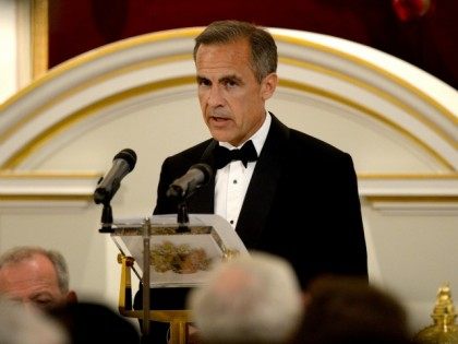 LONDON, ENGLAND - JUNE 10: The Governor of the Bank of England, Mark Carney, gives his spe
