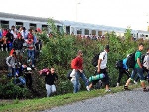 Migrants Serbia Croatia Train AFP