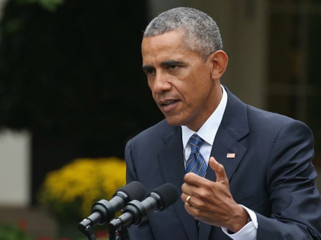 U.S. President Barack Obama comments on the resignation of Speaker John Boehner during a j