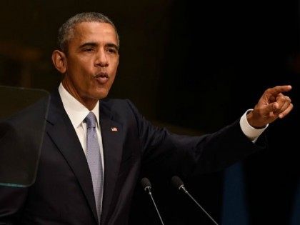 Barack Obama speaks at the 70th session of the United Nations General Assembly September 2