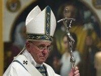 Pope Philadelphia Getty Pope Francis celebrates mass at the Cathedral Basilica of Saints Peter and Paul in Philadelphia, Pennsylvania on September 26, 2015. AFP PHOTO/ANDREW CABALLERO-REYNOLDS (Photo credit should read
