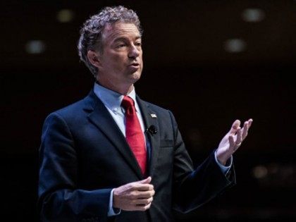 U.S. Sen. Rand Paul (R-KY) speaks to voters at the Heritage Action Presidential Candidate Forum September 18, 2015 in Greenville, South Carolina. Eleven republican candidates each had twenty five minutes to talk to voters Friday at the Bons Secours Wellness arena in the upstate of South Carolina. (Photo by