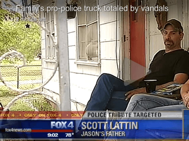 Scott Lattin Truck Allegedly Vandalized