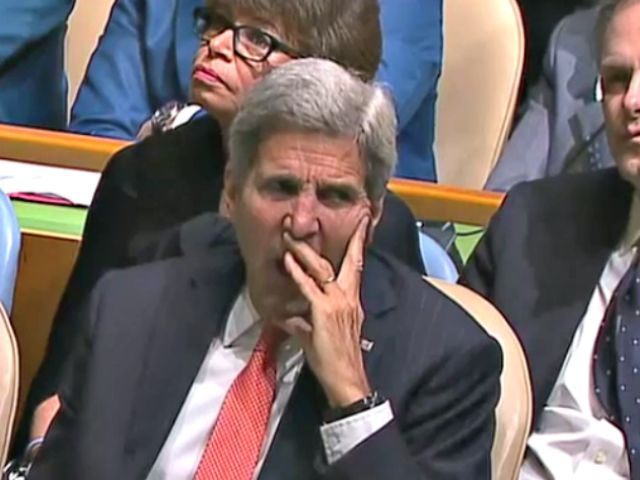 Yawning Kerry @RobertsDan Twitter