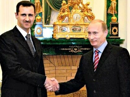 Assad and Putin Mikhail KlimentyevAP