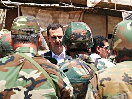Bashar Assad talks to Army AP