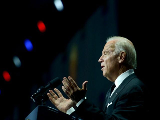 Vice President Joe Biden speaks at Walter E. Washington Convention Center on October 3, 20