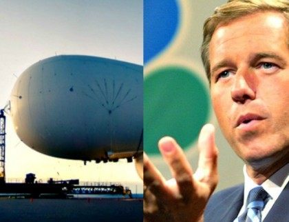 Brian Williams AP Reporting on Runaway Blimp