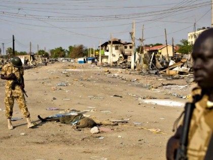 Dead Body in Street South Sudan AP