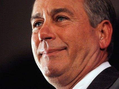House Minority Leader John Boehner (R-OH) Attends Republican Election Watch Party