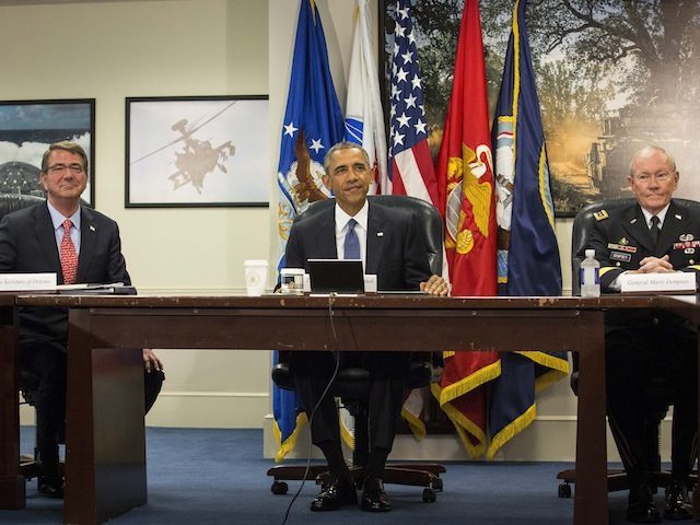 President Obama Receives an Update on ISIS at the Pentagon