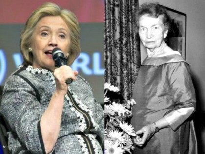 Hillary Clinton and Margaret Sanger AP