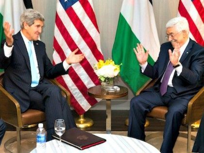 Kerry and Abbas AP