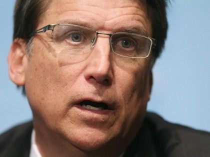 North Carolina Governor Pat McCrory holds a news conference with fellow members of the Rep