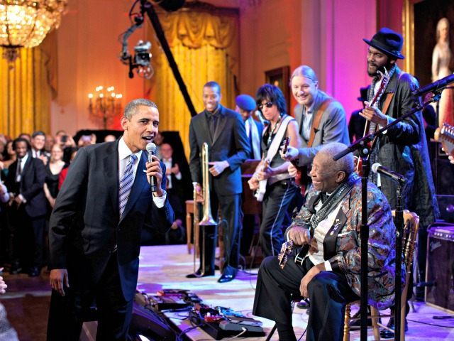 Obama BB King Pete SouzaThe White House via Getty Images