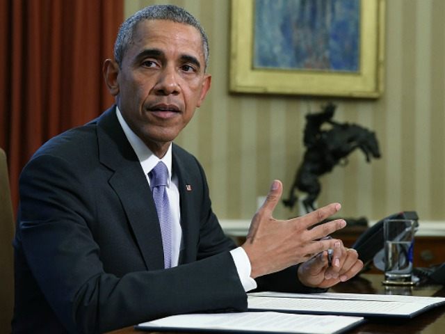 U.S. President Barack Obama speaks before signing a veto of H.R. 1735 National Defense Aut