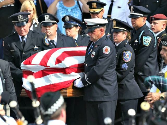 Police Officer Funeral AP