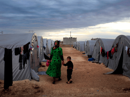 Syrian mother child family refugee camp turkey