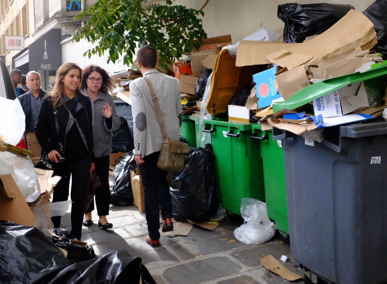 мусор на улицах берлина