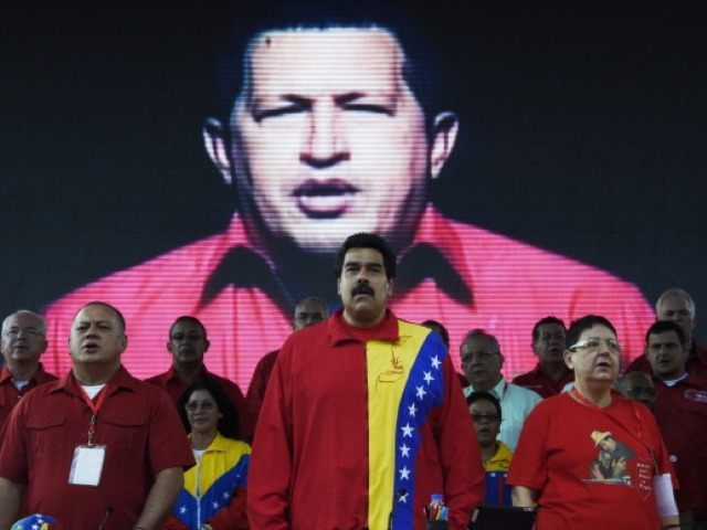 Venezuela President Nicolas Maduro with Hugo Chavez