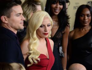 Lady Gaga among the stars to turn out for the 'American Horror Story: Hotel' premiere