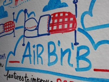 Airbnb whiteboard (OuiShare / Flickr / CC / Cropped)