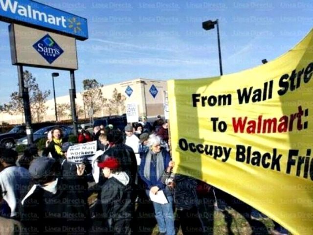 Black Friday Walmart Protest AP