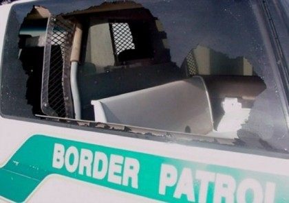 Border Patrol Rock Attack