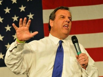 Republican presidential candidate and New Jersey Gov. Chris Christie, speaks at the Growth