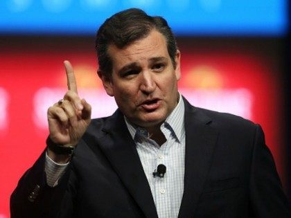 Republican presidential candidate Sen. Ted Cruz (R-TX) speaks during the Sunshine Summit c