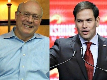 Frank VanderSloot (L) and Marco Rubio AP Photos