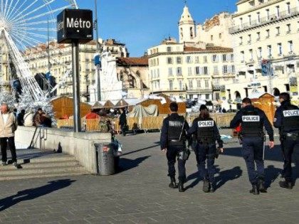 French police patrol in Marseille AFP