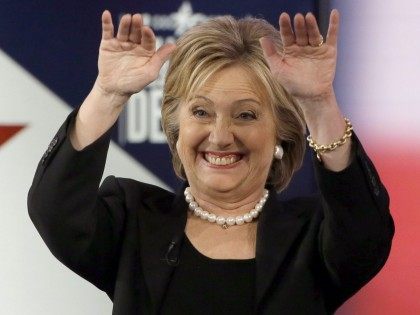 Hillary Clinton at Dem Debate (Charlie Niebergall / Associated Press)