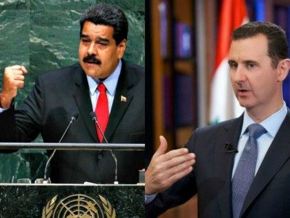 Maduro and Assad AP