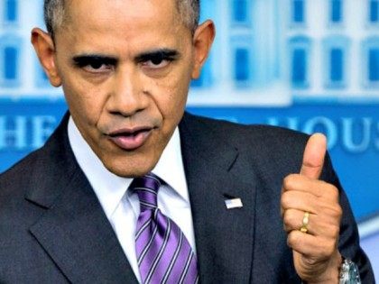 Obama Thumbs Up AP