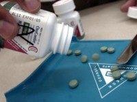 The prescription medicine OxyContin is displayed August 21, 2001 at a Walgreens drugstore in Brookline, MA. The powerful painkiller, manufactured to relieve the pain of seriously ill people, is being used by some addicts to achieve a high similar to a heroin rush. Its popularity among abusers of the drug …