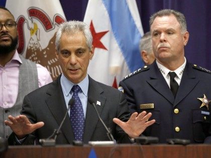 Rahm Emanuel appeals for calm after Laquon McDonald video (Charles Rex Arbogast / Associated Press)