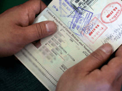 British Passport Immigration Border Control