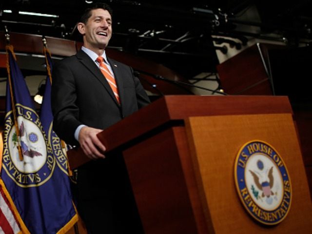 Speaker of the House Paul Ryan (R-WI) answers questions during his first weekly news confe