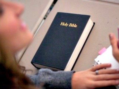 Student with Bible AP