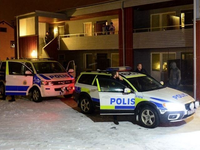 Sweden Police Snow