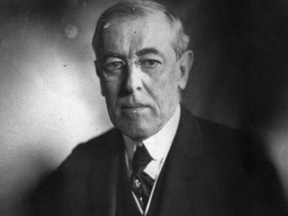 The 28th President of the United States Woodrow Wilson (1856 - 1924). (Photo by )