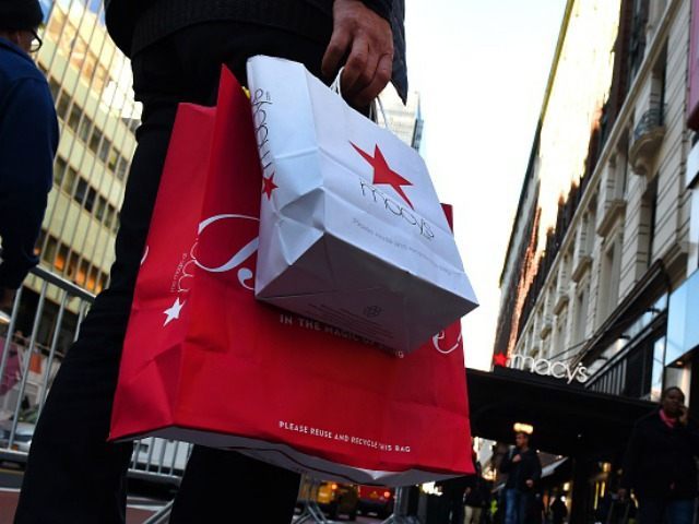 Macy's Herald Square in midtown Manhattan November 20, 2015 in New York. Retail executives are having a lackluster outlook on holiday shopping with the warm weather that has depressed sales of cold-weather apparel; a drop in international tourists due to the strong dollar; and the preference of consumers to spend …