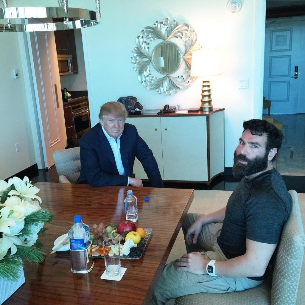 Bilzerian's caption says of Trump: "In an age of pussified political correctness, you have to respect people who remain unfiltered."