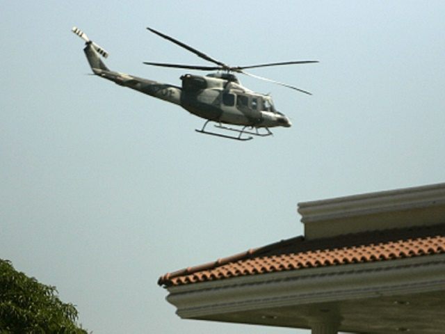 drug traffickers fired upon military helicopters