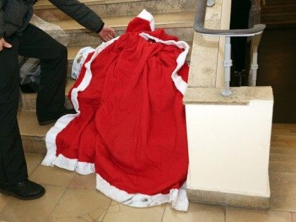 Empty Santa Claus Suit