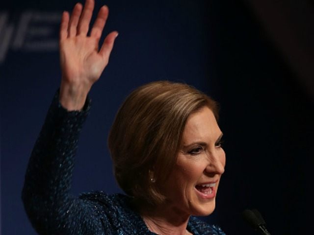 Republican presidential candidate Carly Fiorina addresses the Republican Jewish Coalition at Ronald Reagan Building and International Trade Center December 3, 2015 in Washington, DC. Candidates spoke and took questions from Jewish leaders and activists as they continued to seek the Republican presidential nomination. (Photo by
