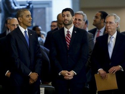 Obama, House And Senate Leaders Hold Ceremony To Commemorate The 150th Anniversary Of Rati