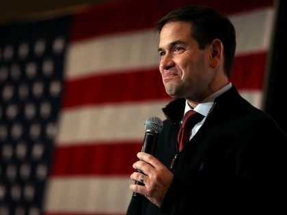 Marco Rubio Holds Las Vegas Campaign Rally One Day Before GOP Debate