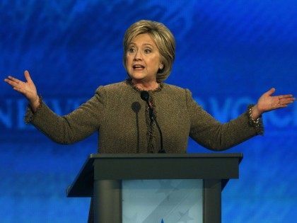 Hillary Clinton at Democratic Debate (Jim Cole / Associated Press)